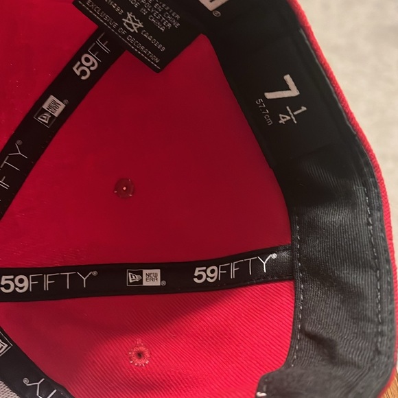 Washington Nationals fitted all red hat - Picture 6 of 6